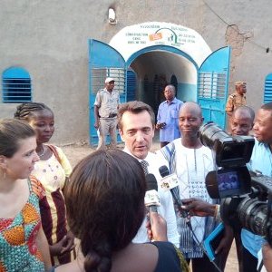 Visite de l'Ambassadeur de France au Burkina Faso
