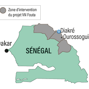 Carte Sénégal 2017