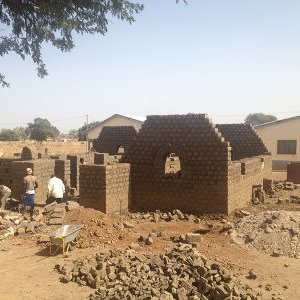 Chantier de la maternité de Balungu